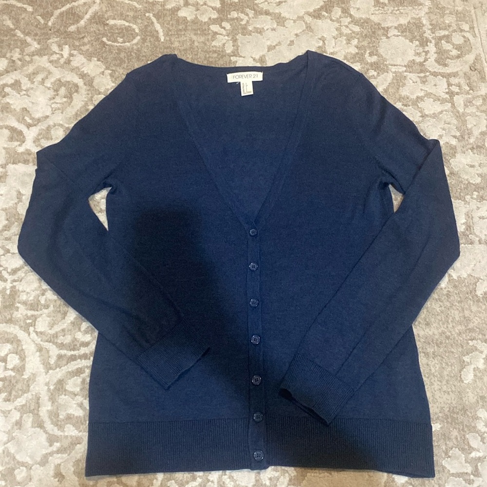 Women’s Navy Blue Cardigan